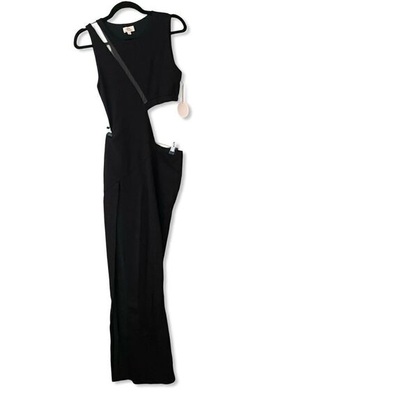Camila Coelho Alex Maxi Dress sheer cutout sheath gown Revolve $298 M As Is flaw - Picture 3 of 16